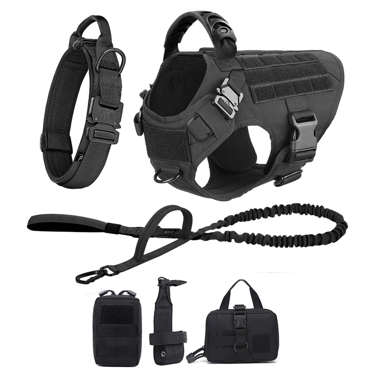Padded Dog Harness And Leash Set For Training Walking