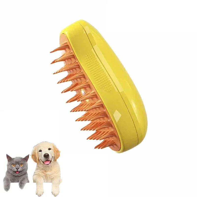 Steamy Brush Electric Sprayer Massage Comb For Cats And Dogs