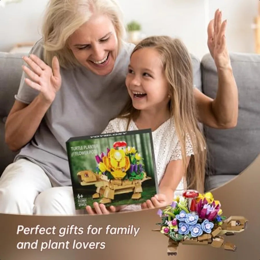 Hign Concerned Chemical Sea Turtle Planter Building Set