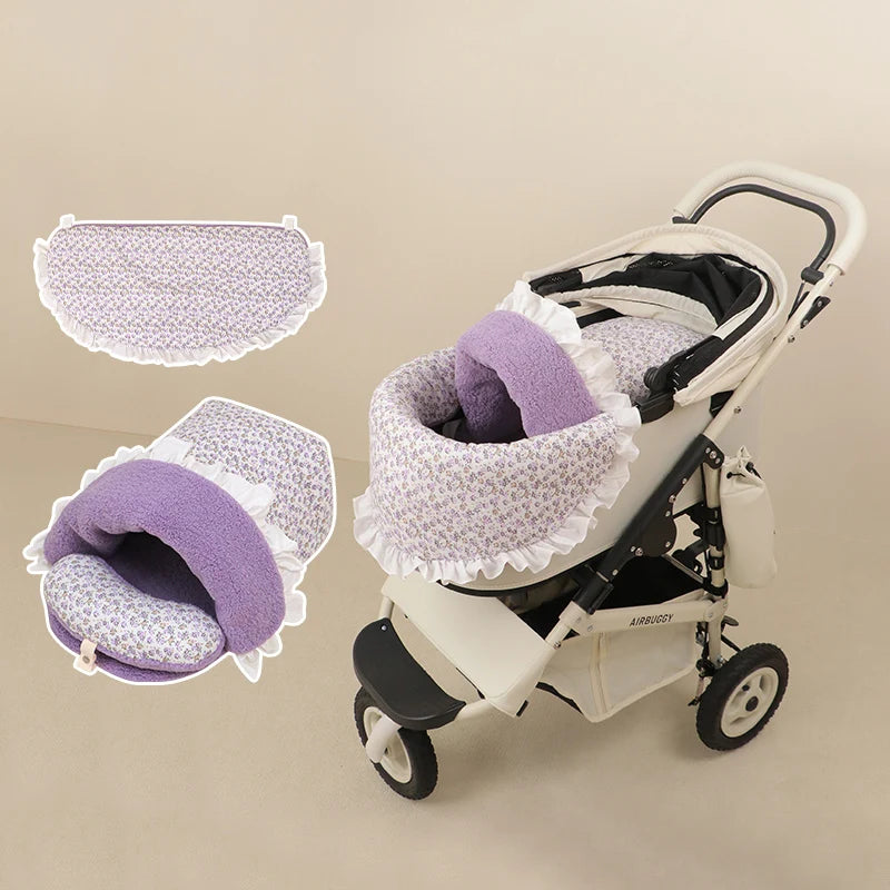 Plush Sleeping Bag for Small Dogs Stroller Outdoor Use