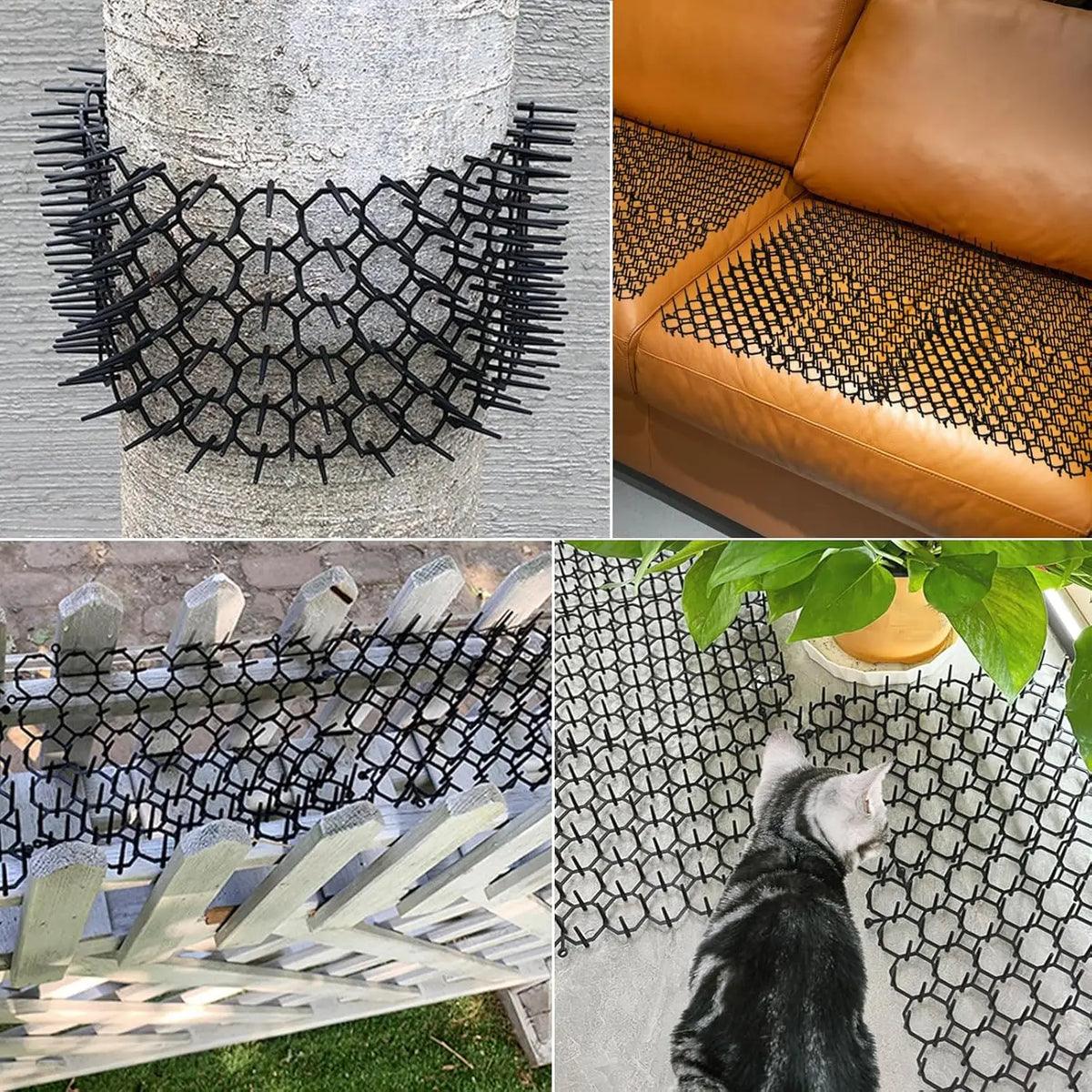 Adjustable Plastic Scat Mat For Garden Cat And Dog Repellent