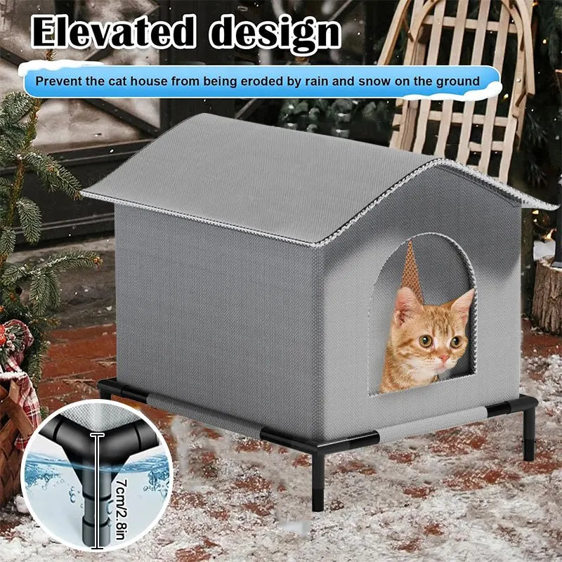 Outdoor Animal House Waterproof Winter Shelter Foldable Mat