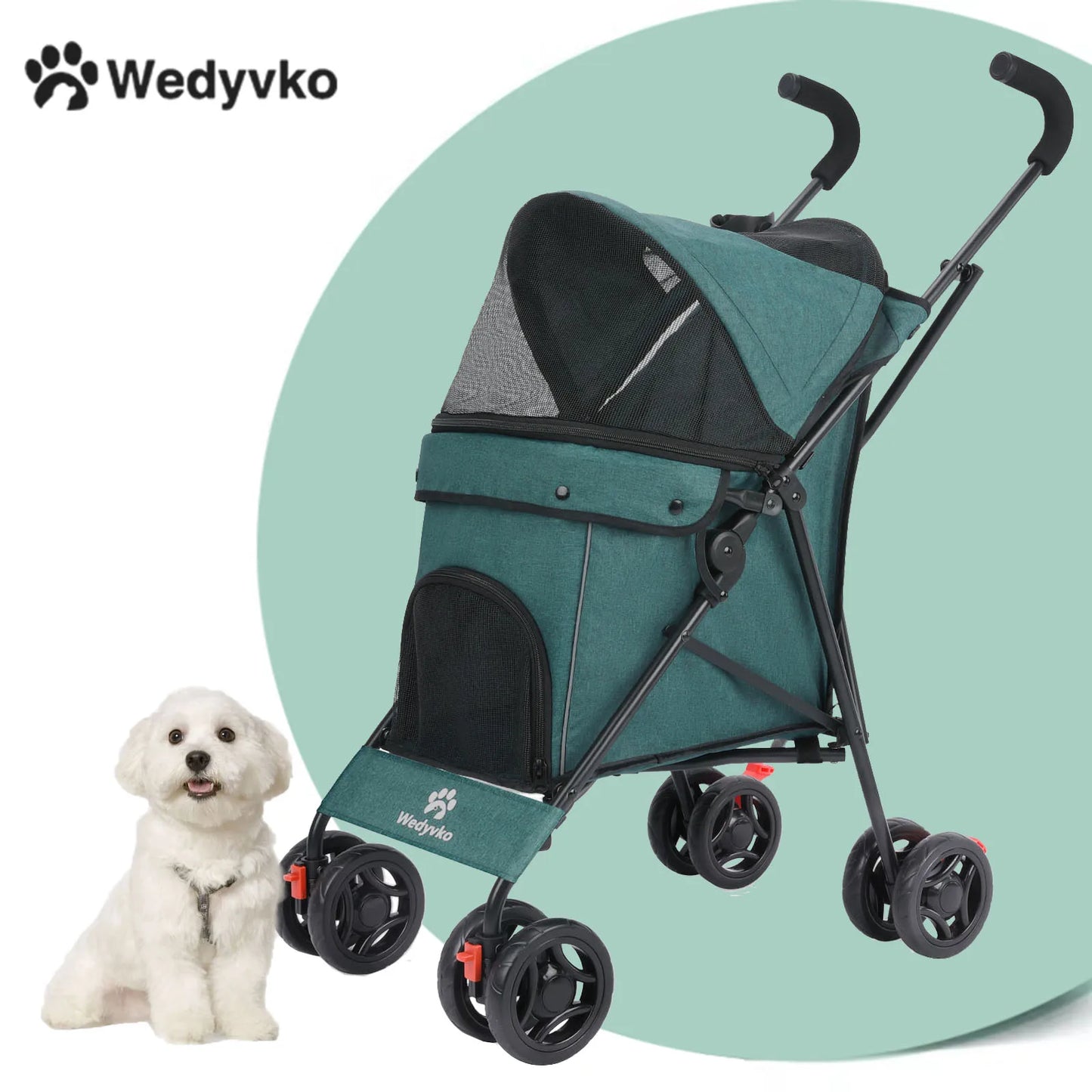 Outdoor Pet Stroller For Cat And Small Dog