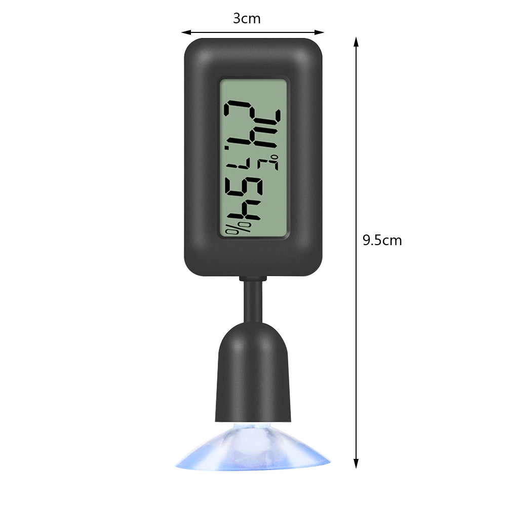 Reptile Thermometer Digital Hygro Therm Humidity Meter For Terrarium