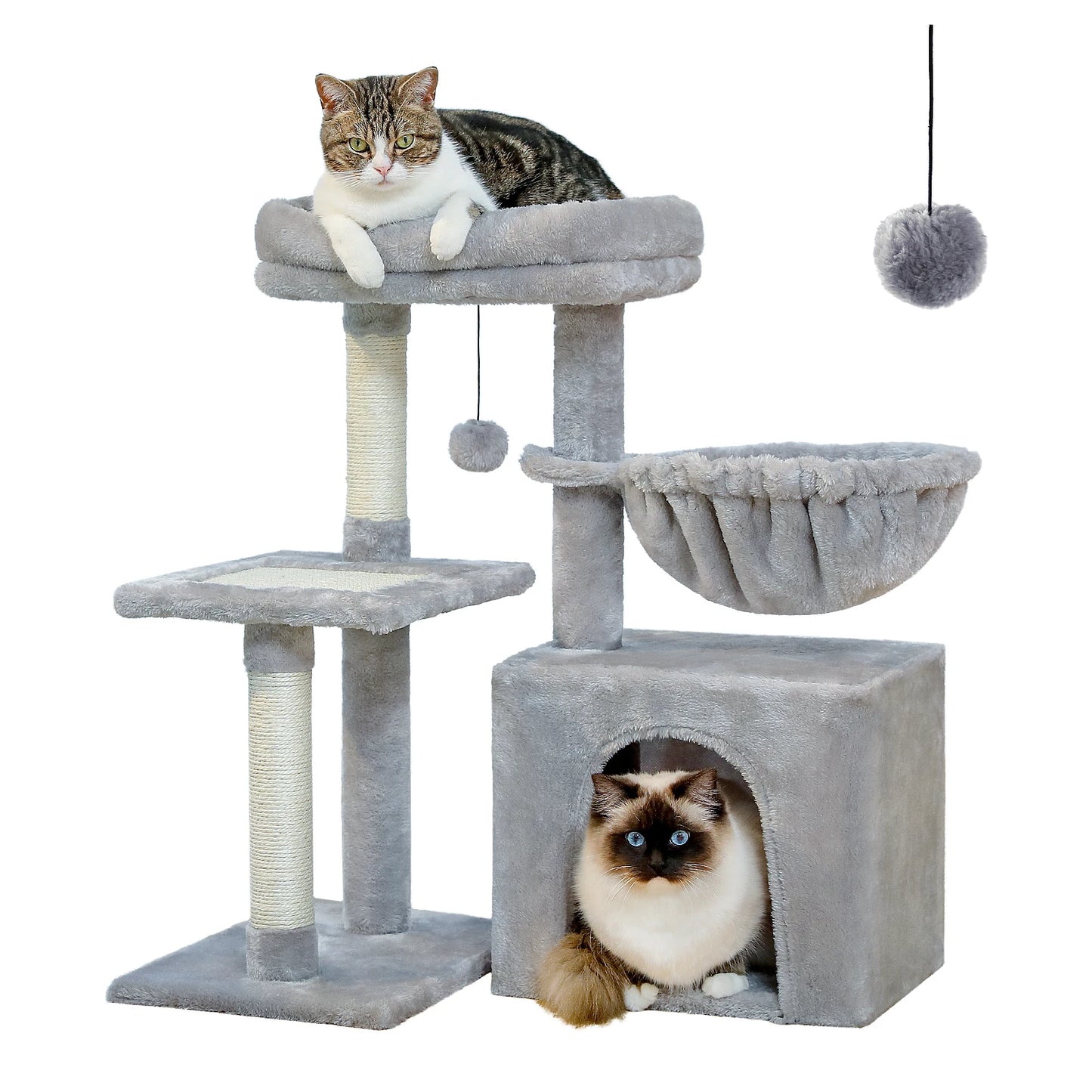 Cat Tree Tower For Indoor Cats Two Styles