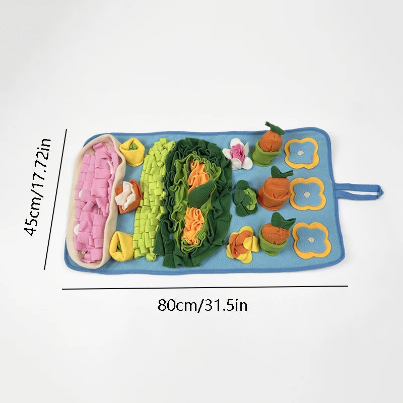 Booteely Dog Snuffle Mat Interactive Puzzle Feeding Rug