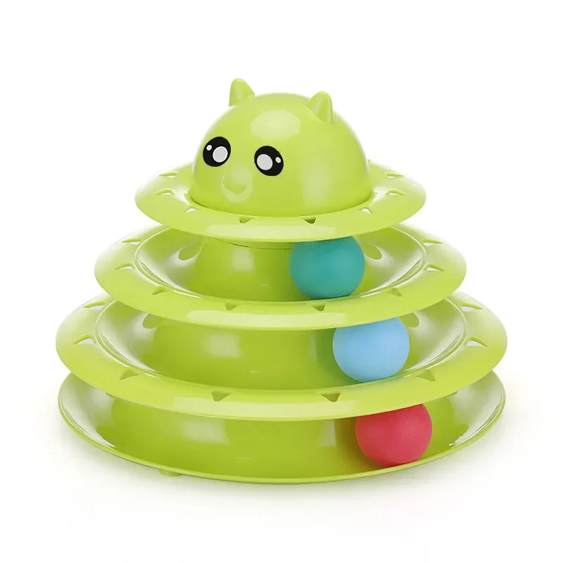 Interactive Cat Toy Tower For Cats And Pets