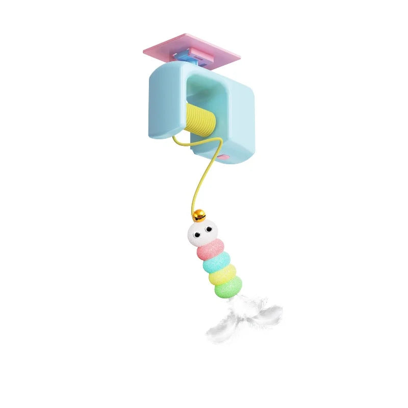 Rechargeable Interactive Hanging Cat Toy Flying Bird For Cats