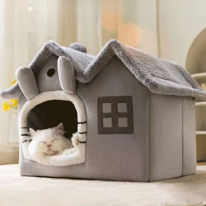 Foldable Puppy House And Cat Warm Bed Nest