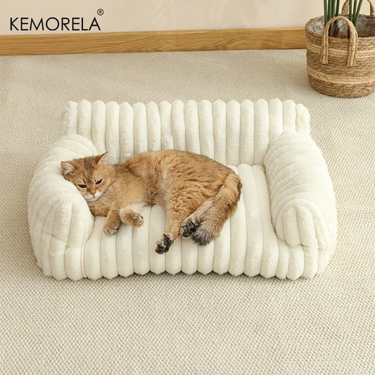 Striped Sofa Bed For Cats And Small Dogs