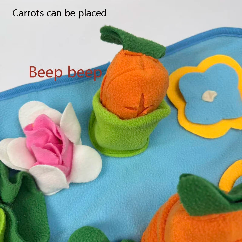 Booteely Dog Snuffle Mat Interactive Puzzle Feeding Rug