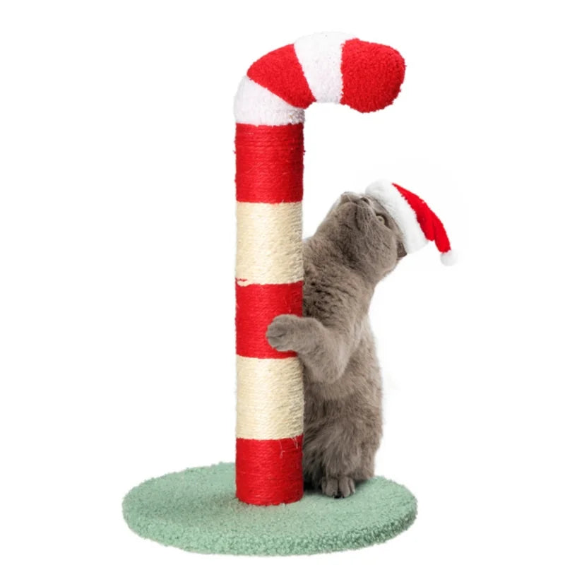Christmas Cat Tree Scratcher Board Premium Sisal Construction