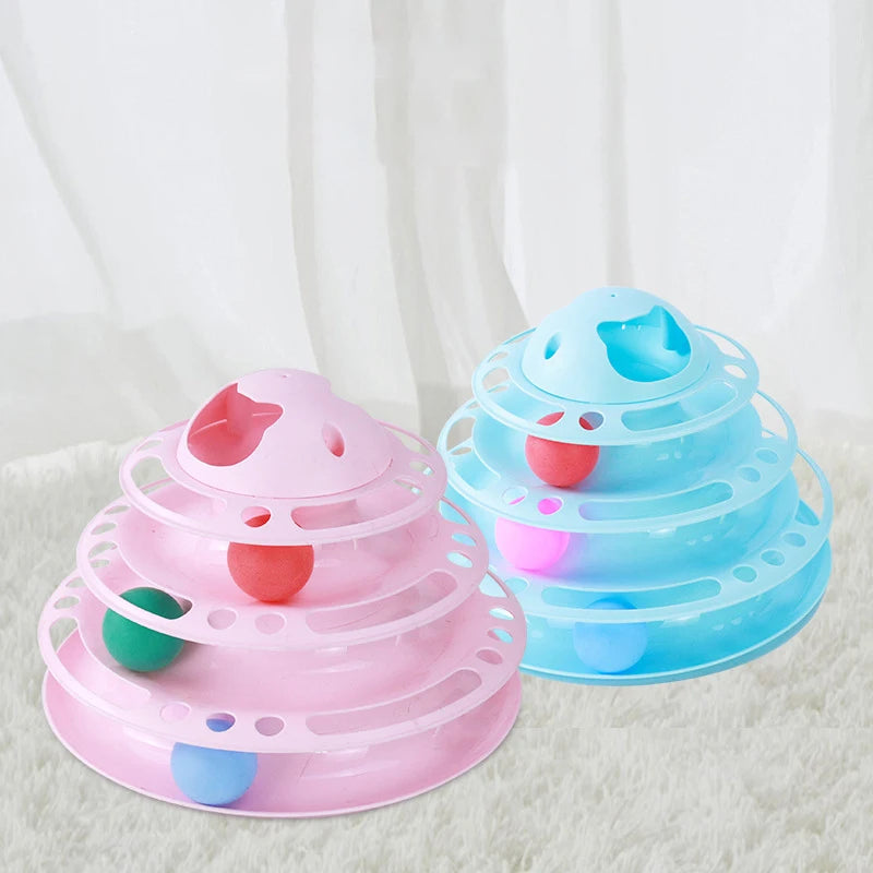 Interactive Cat Toy Tower For Cats And Pets