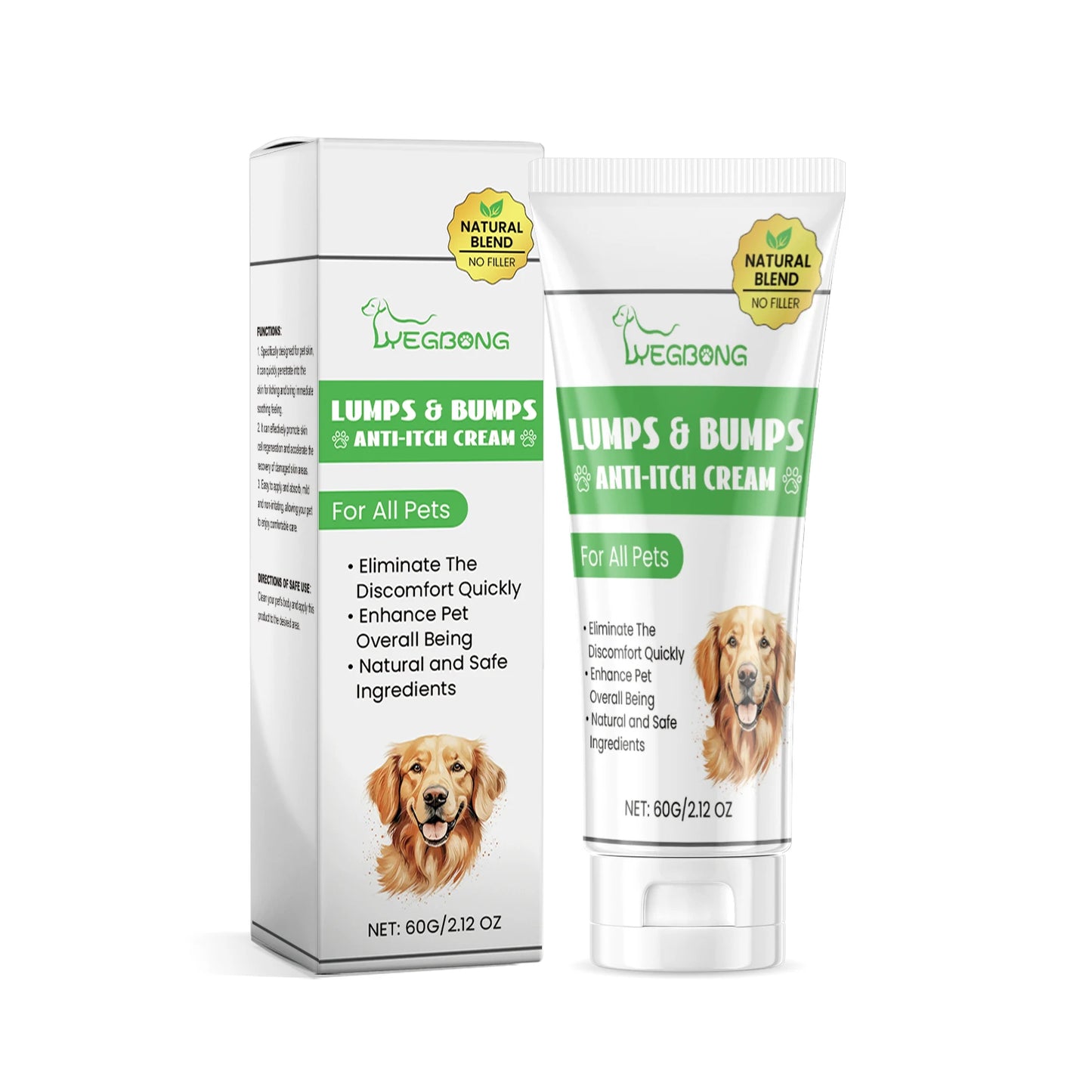 YEGBONG Herbal Pet Skin Care Cream Relieve Itching Lasting