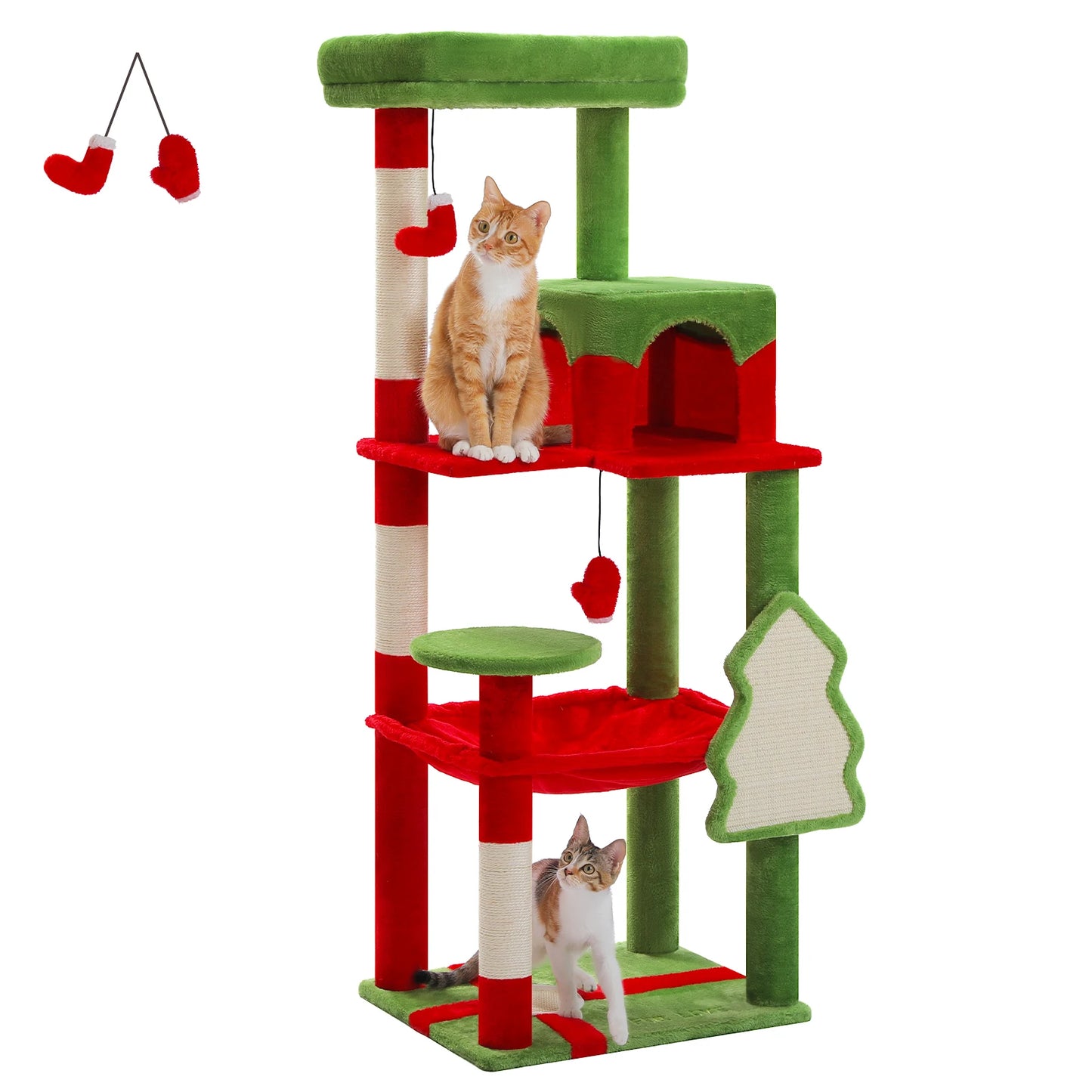 Cat Tree Tower With Sisal Scratching Posts Condo
