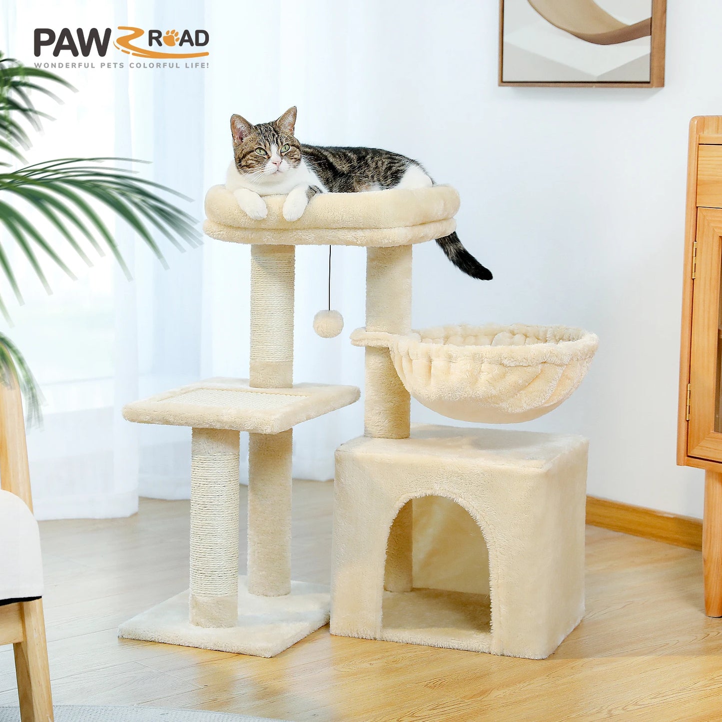 Cat Tree Tower For Indoor Cats Two Styles