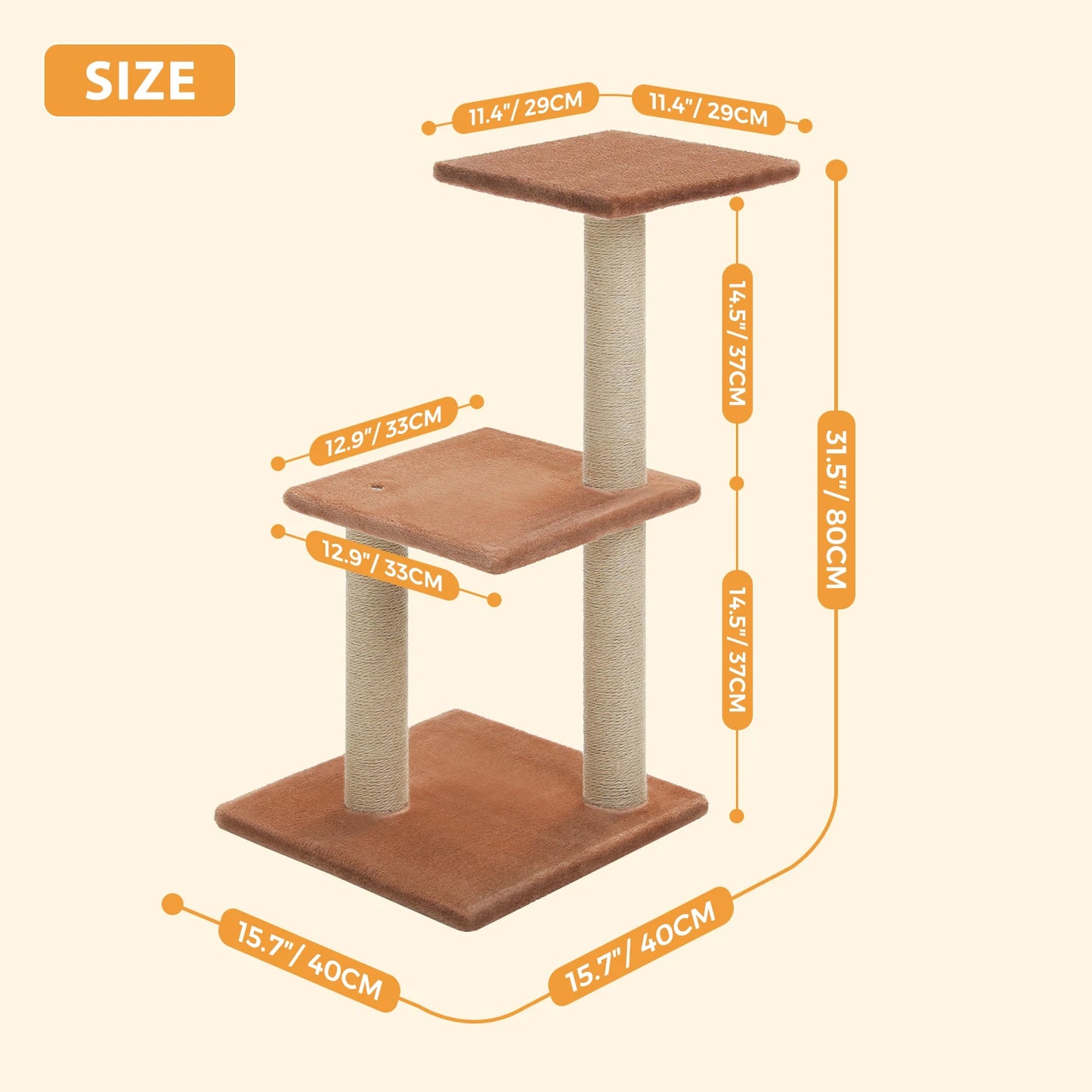 Cat Tree Tower For Indoor Cats Two Styles