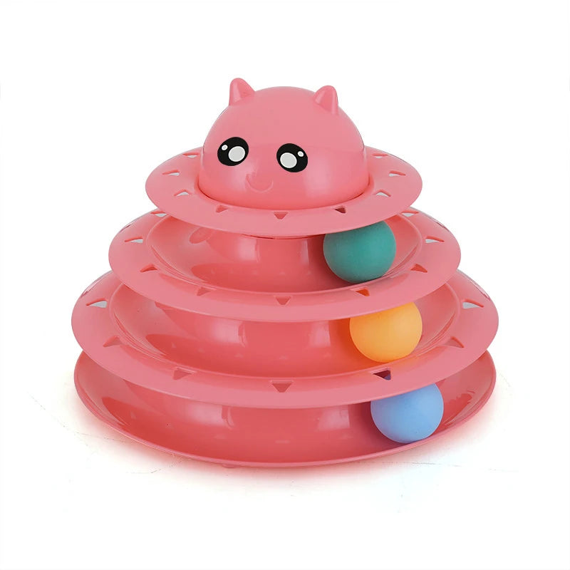 Interactive Cat Toy Tower For Cats And Pets