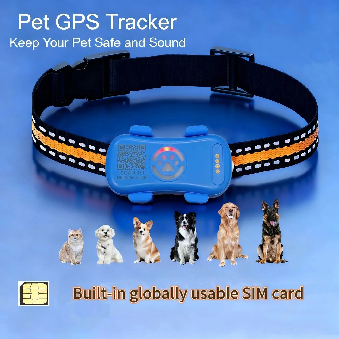 GPS Pet Tracker Real Time Tracking for Pets