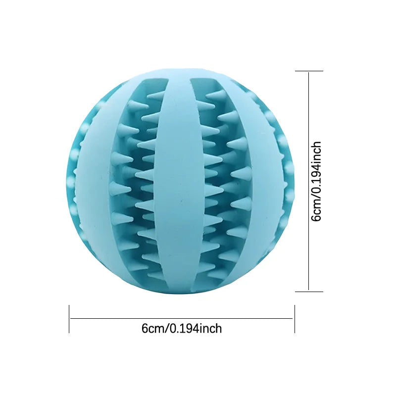 Durable Rubber Dog Puzzle Ball For Teething And Biting Training