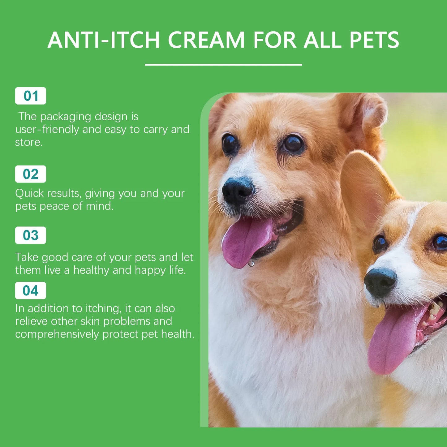 YEGBONG Herbal Pet Skin Care Cream Relieve Itching Lasting