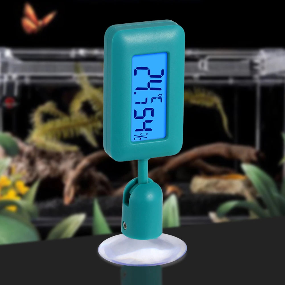 Reptile Thermometer Digital Hygro Therm Humidity Meter For Terrarium
