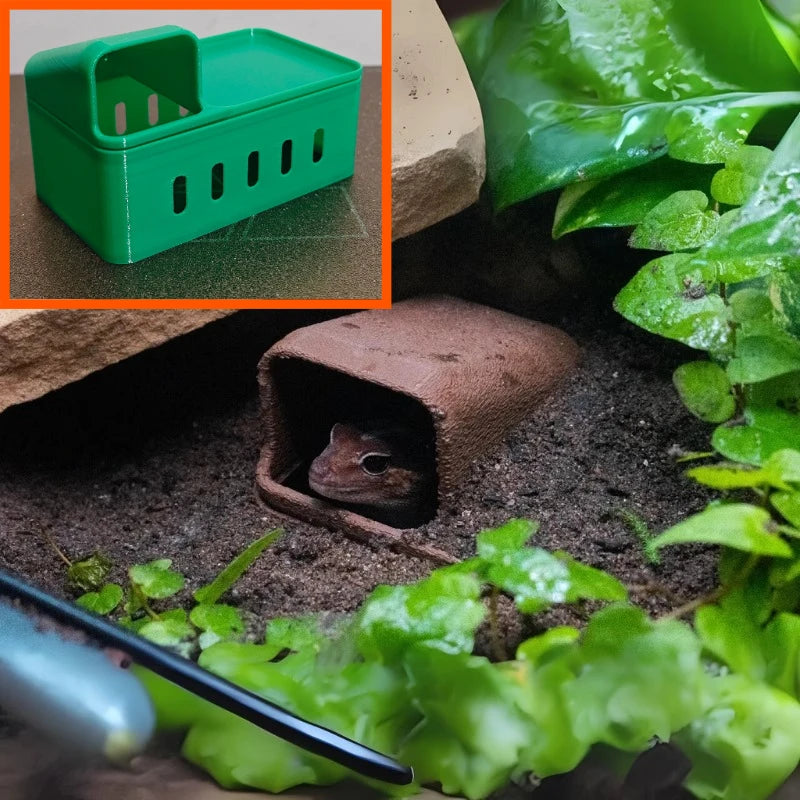 Terrarium Hideout Cave For Reptile Pets Lizards Turtles Spiders