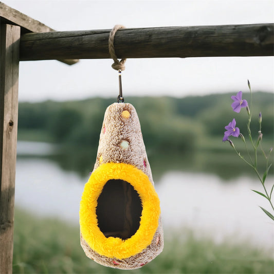 Cozy Fleece Bird Hammock Nest For Parrot Cage