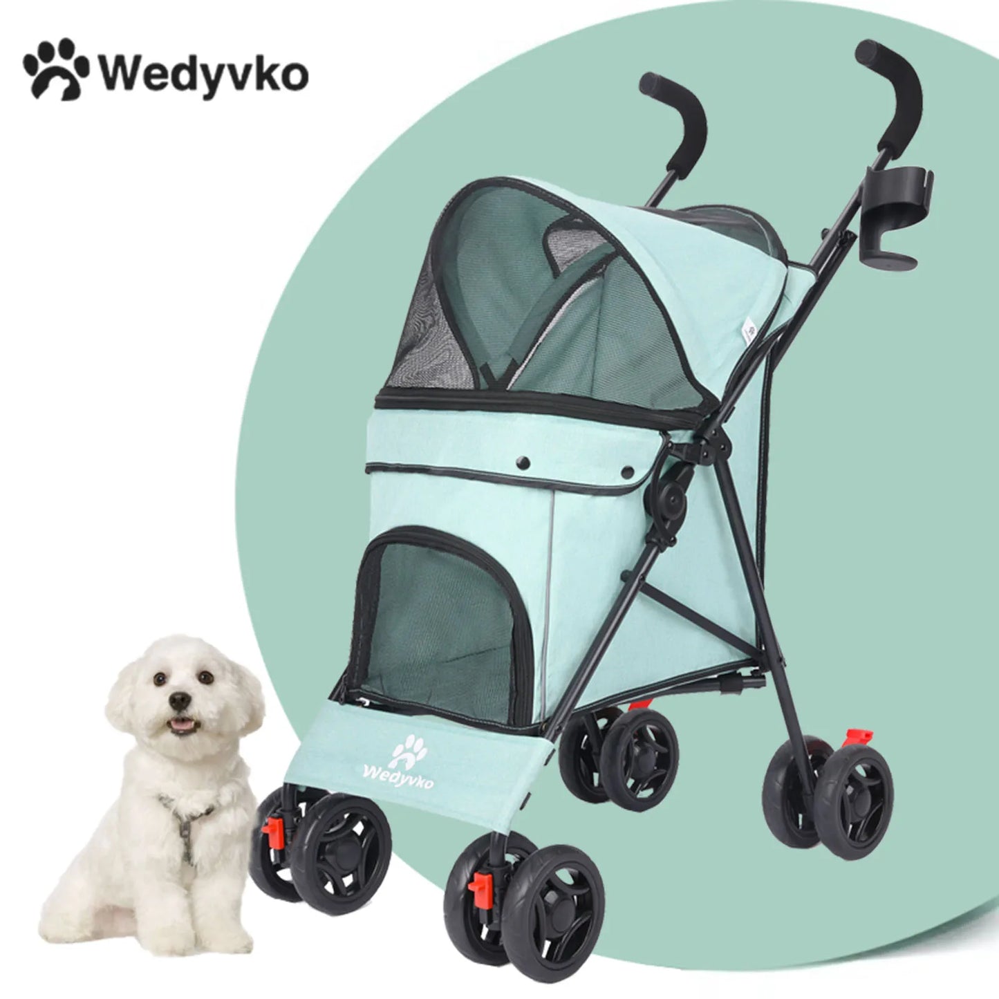 Outdoor Pet Stroller For Cat And Small Dog