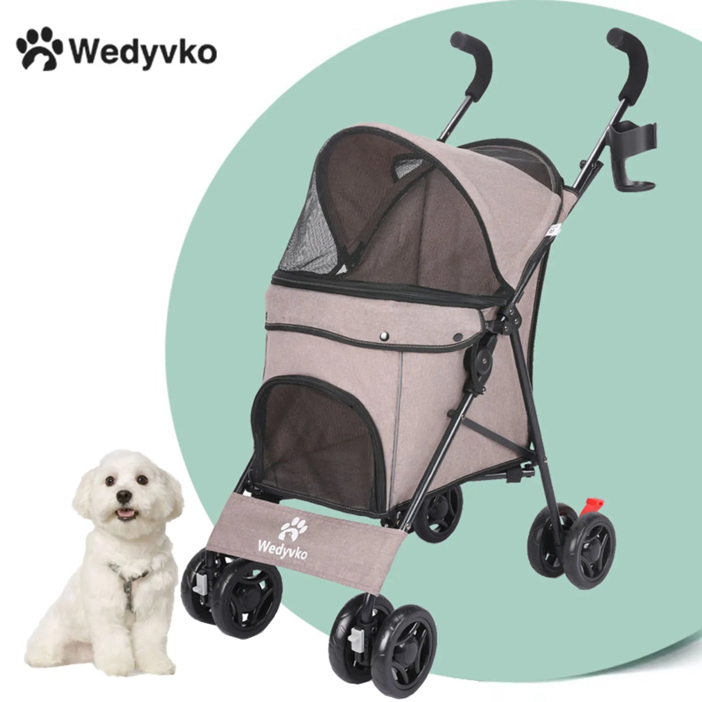 Outdoor Pet Stroller For Cat And Small Dog