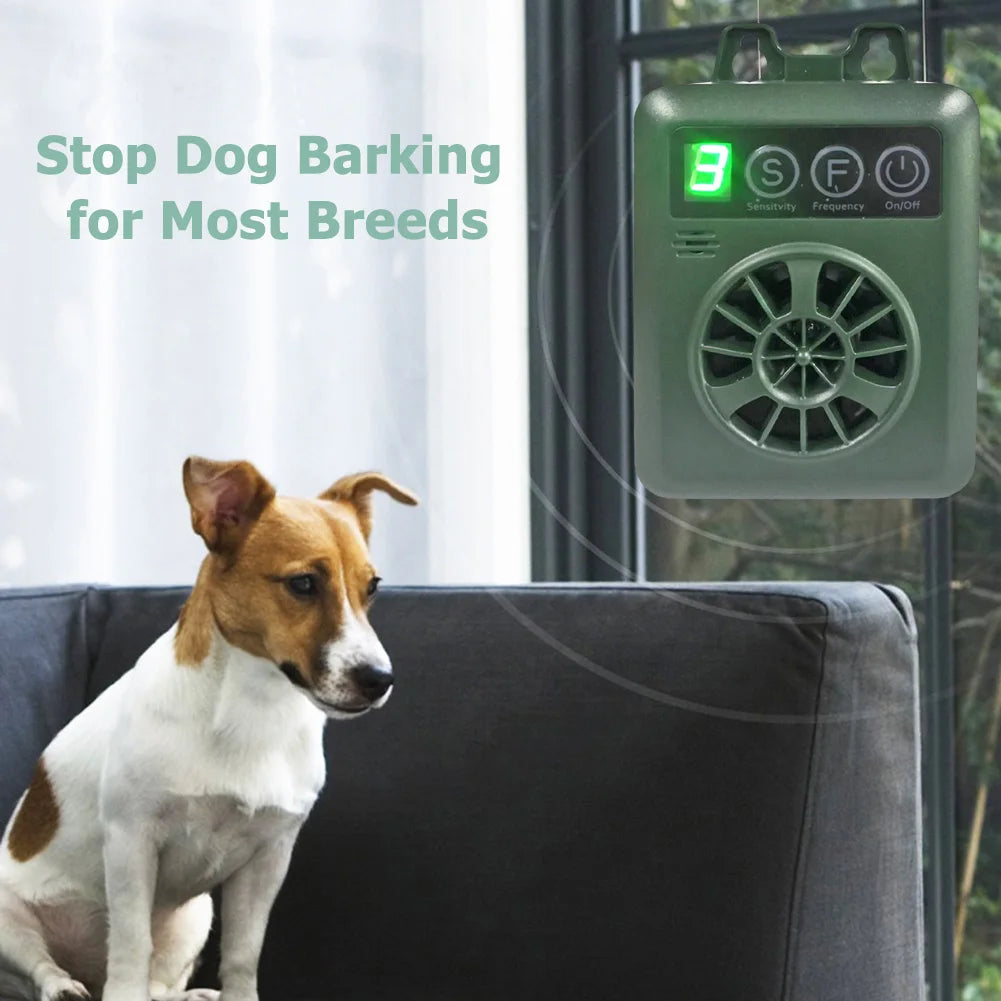Ultrasonic Bark Deterrent For Dogs Rechargeable Training Stopper