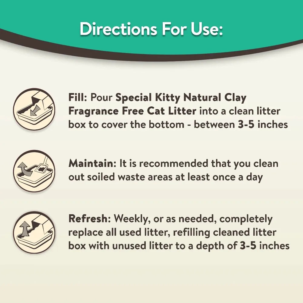 Scoopable Clumping Cat Litter Fresh Scent Multi Cat 4 Pack