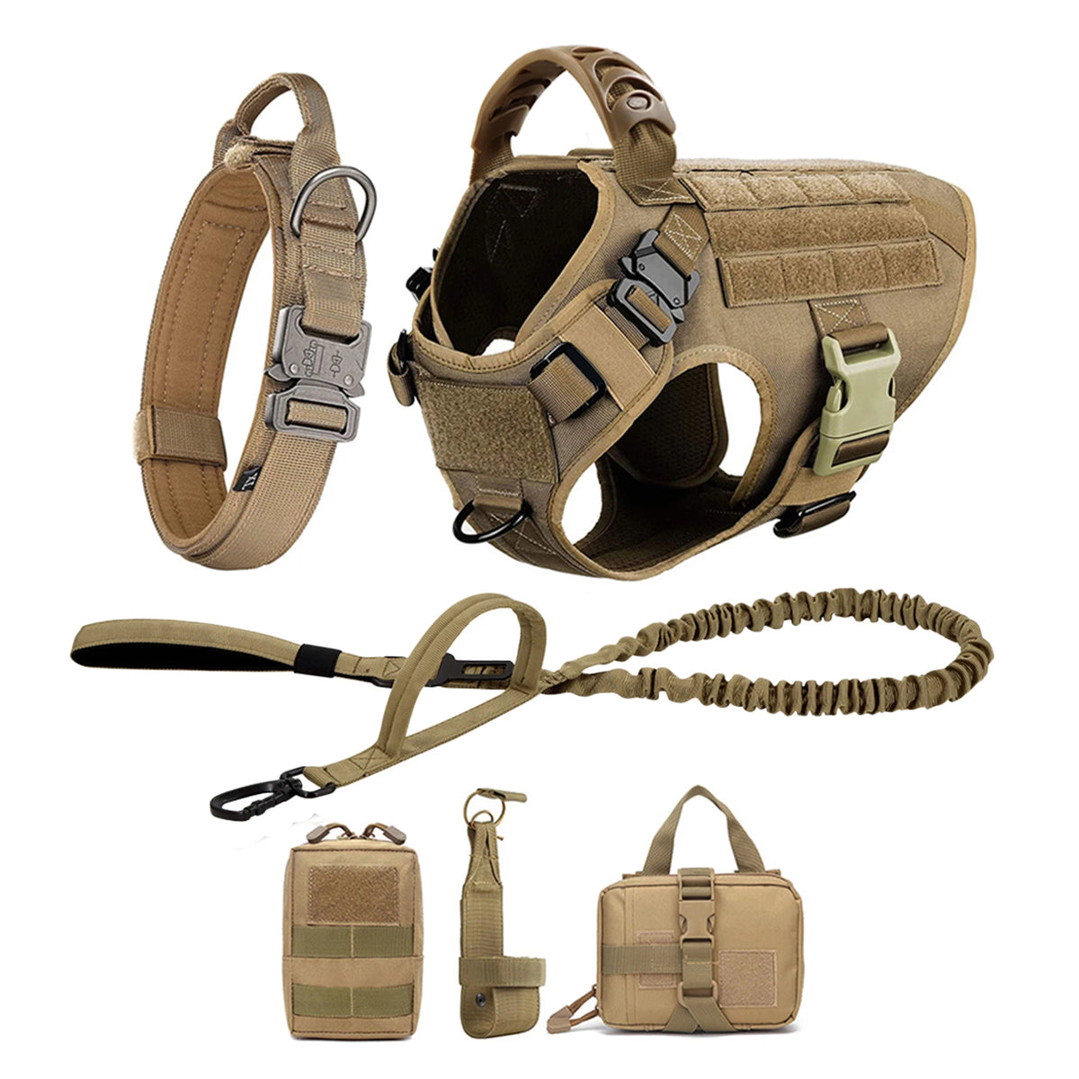 Padded Dog Harness And Leash Set For Training Walking