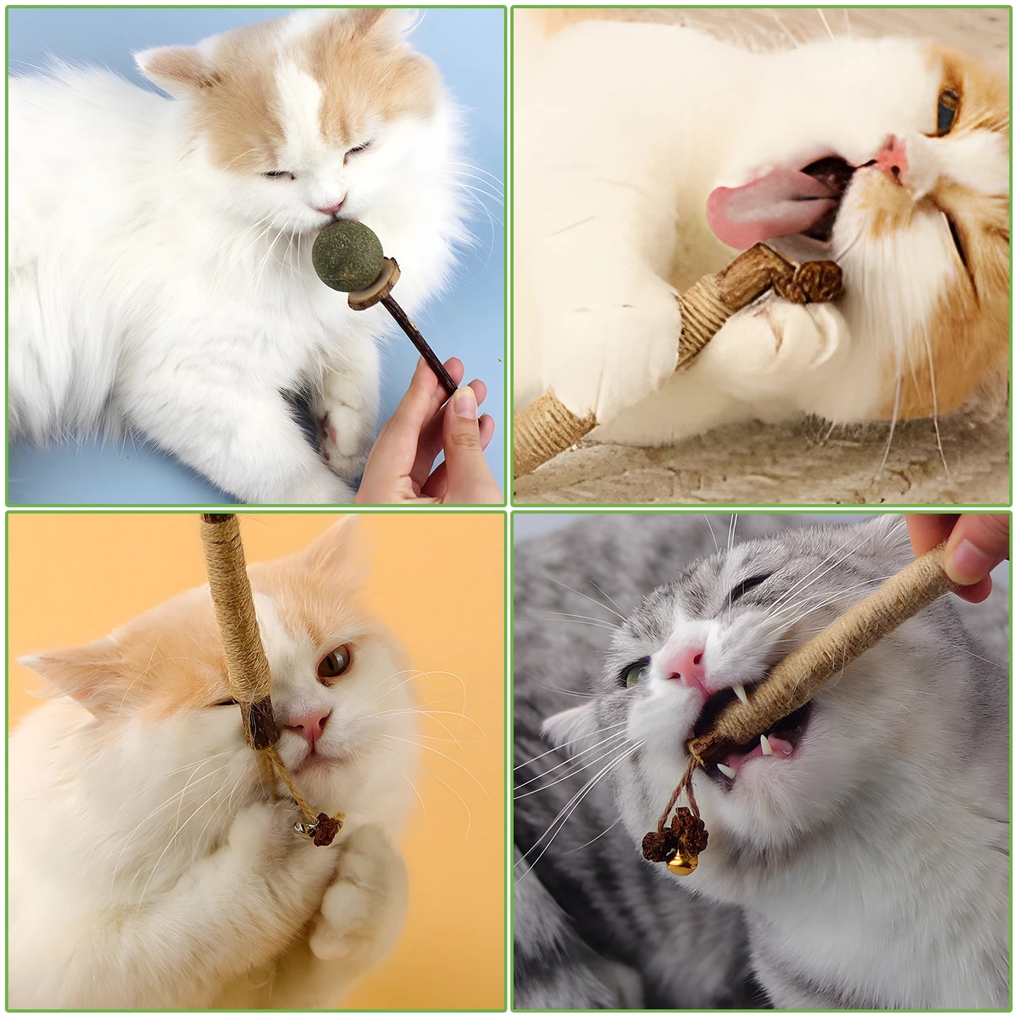 Cat Chew Sticks Natural Catnip Toys For Kitten Dental Care