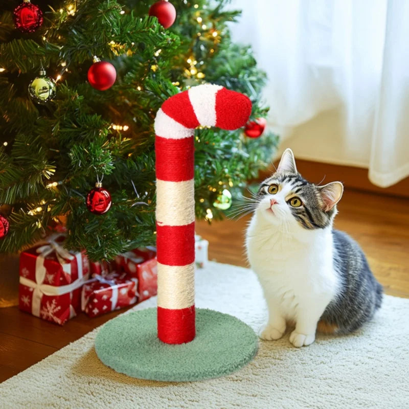 Christmas Cat Tree Scratcher Board Premium Sisal Construction
