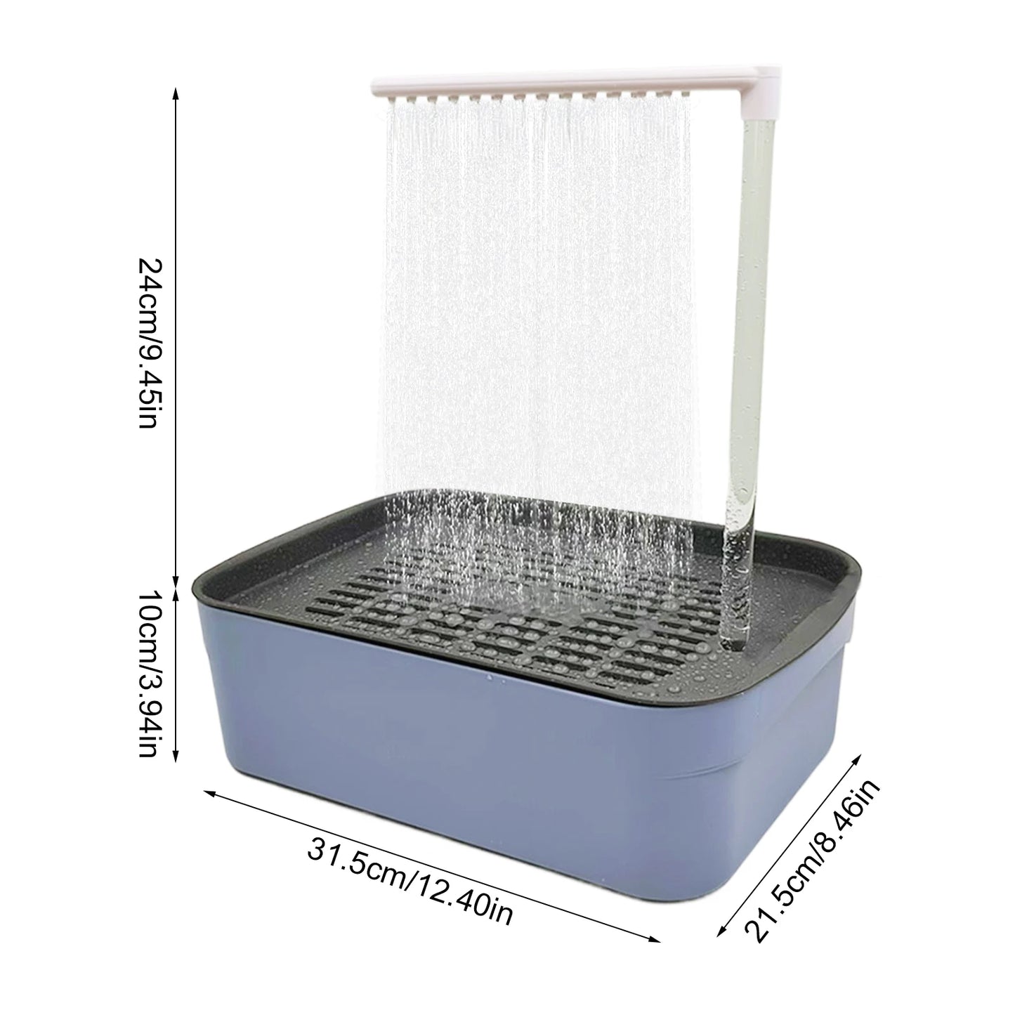 Parrot Automatic Bathtub Bird Bath Circulating Water Shower