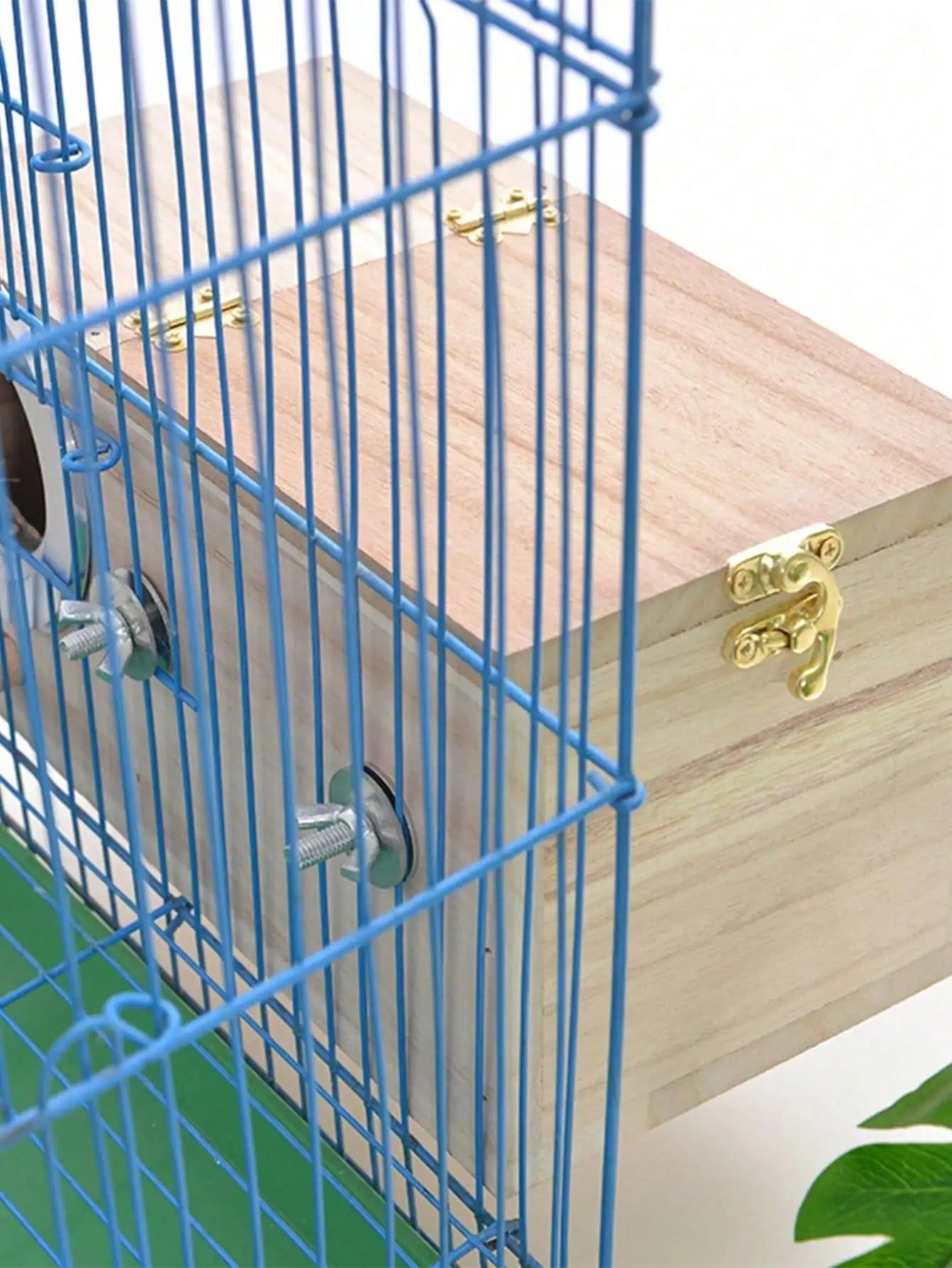 Parakeet Nest Box Bird House Wood Breeding Box