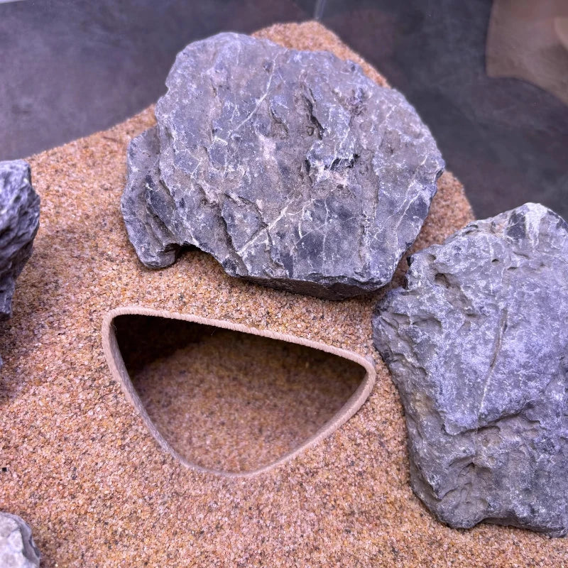 Cave Hideouts for Reptiles 3D Printed