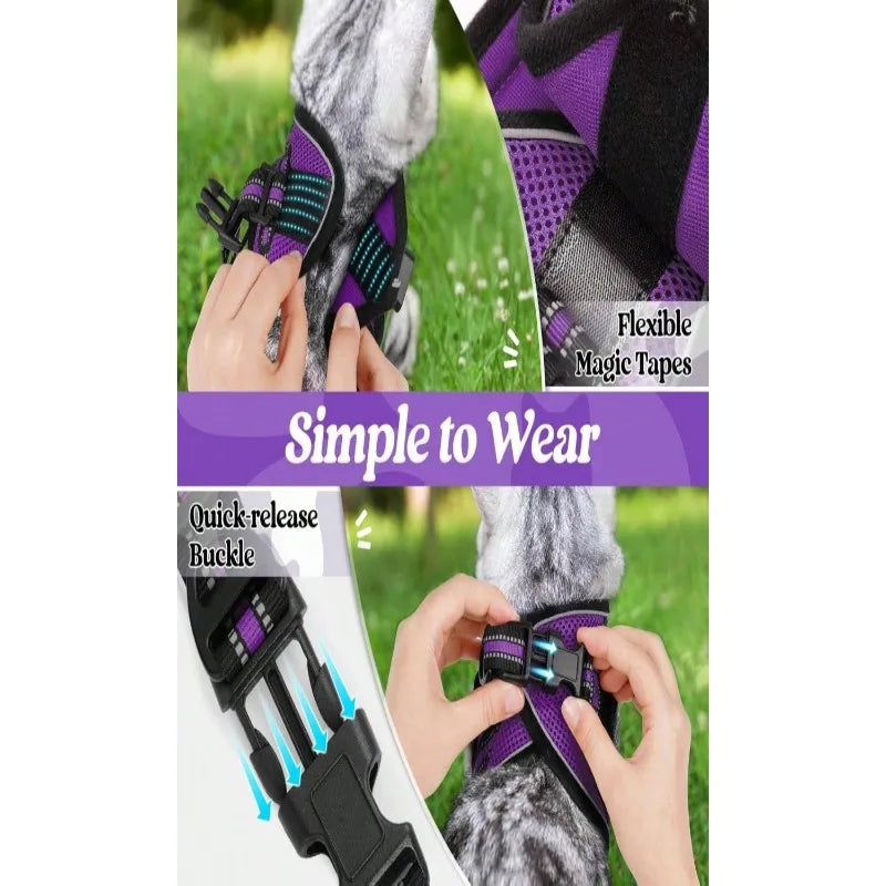 AEHOME Escape Proof Cat Harness And Leash Set Reflective