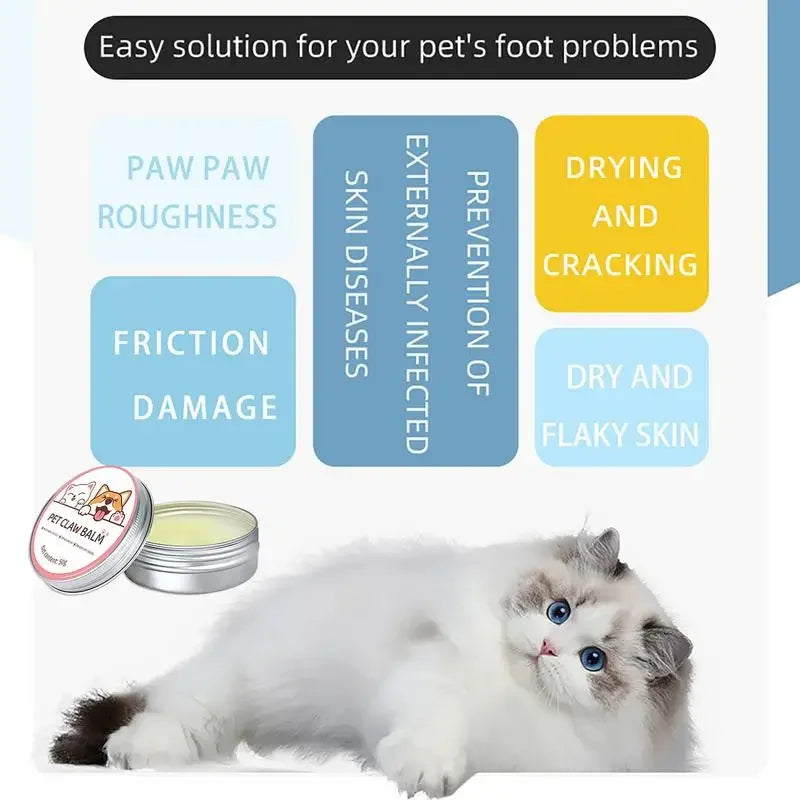 Paw Balm for Cats/Dogs/Small animals Moisturizing Cream for Paws and Nose