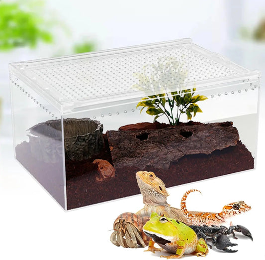 Hign Concerned Magnetic Acrylic Reptile Enclosure Box