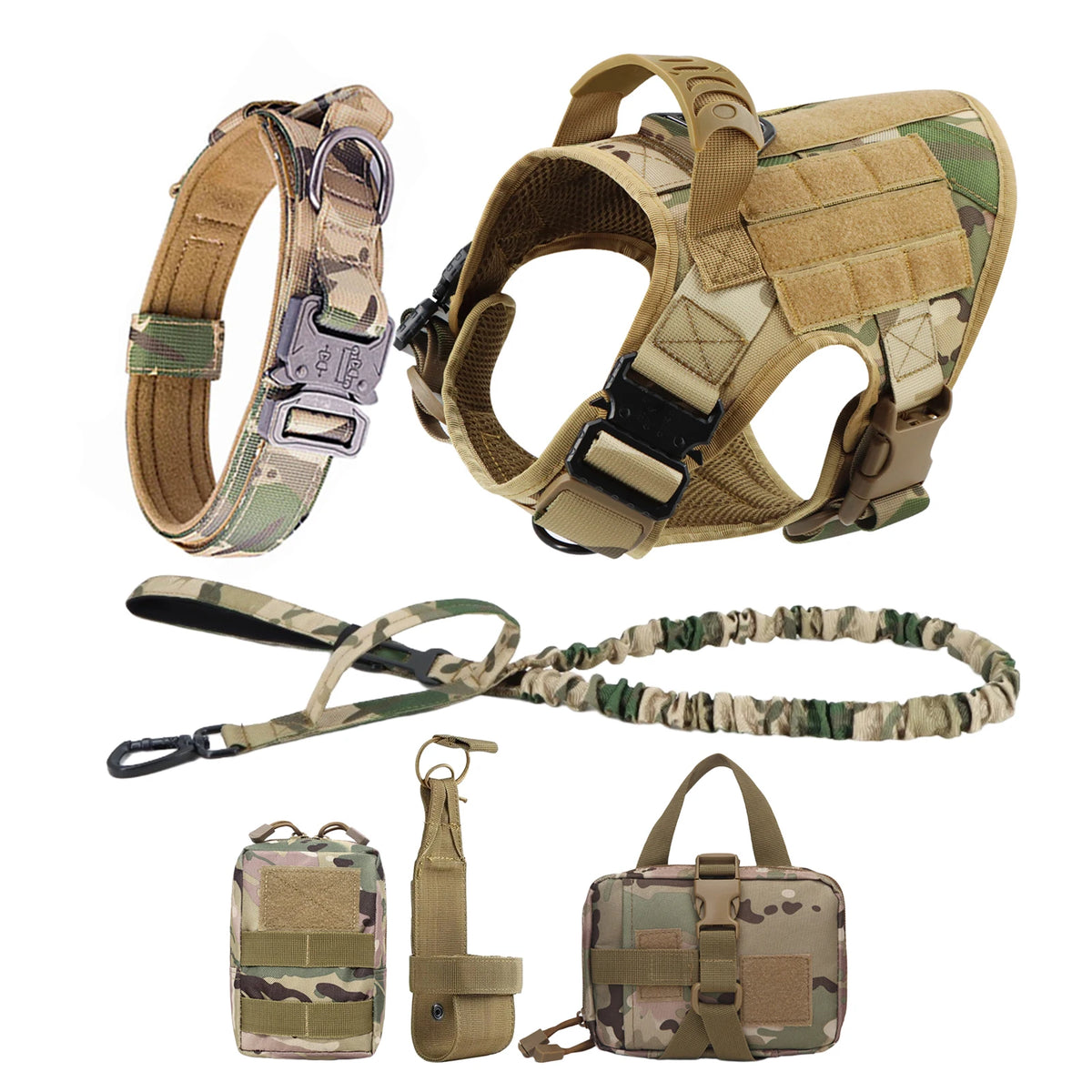 Padded Dog Harness And Leash Set For Training Walking