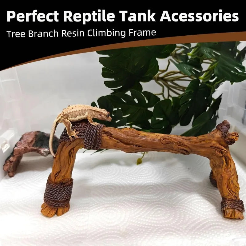 Natural Resin Reptile Climbing Frame Vivarium Decor