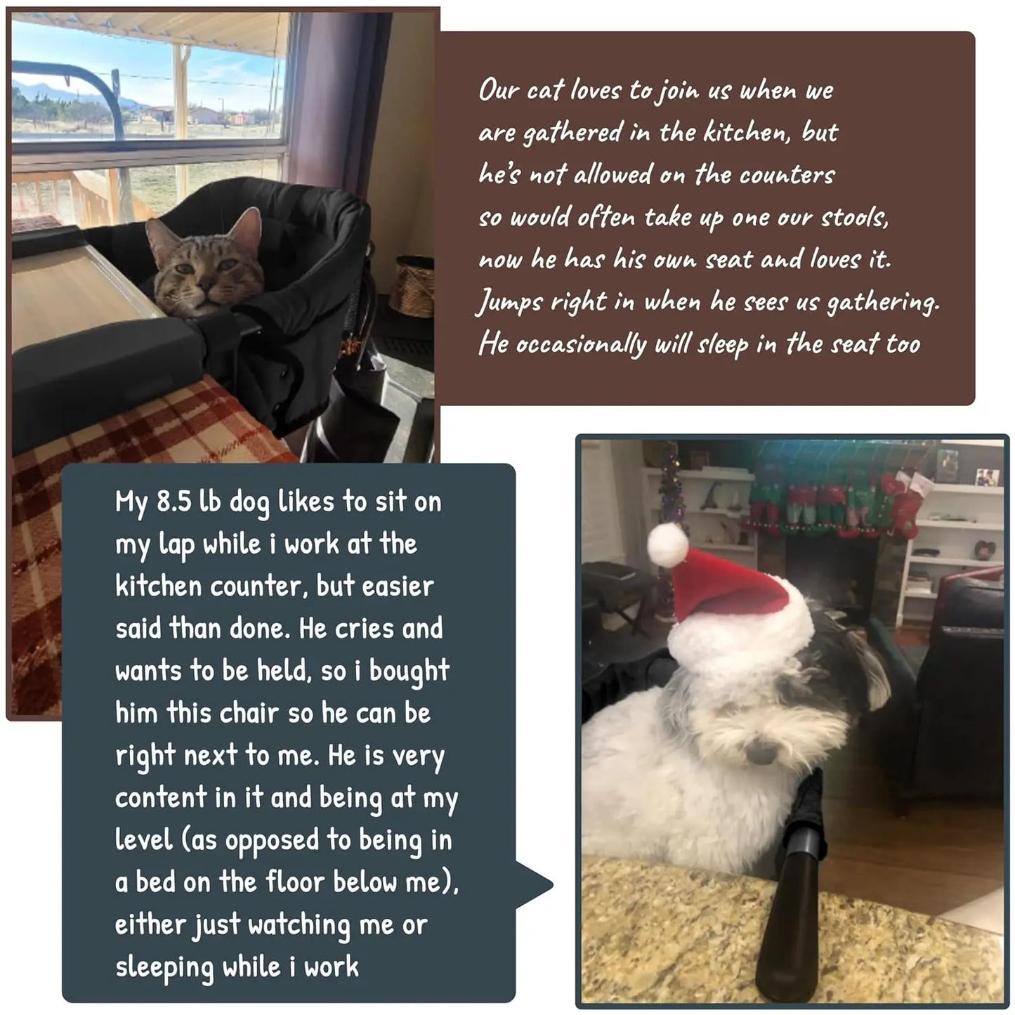 Pet High Chair Table Booster Seat For Dogs And Cats