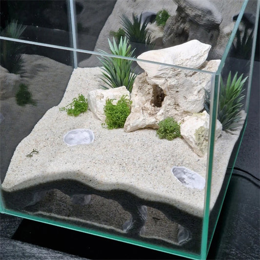 Shunmaii 3D Printed Aquarium Cave Tunnel Hideout Decor