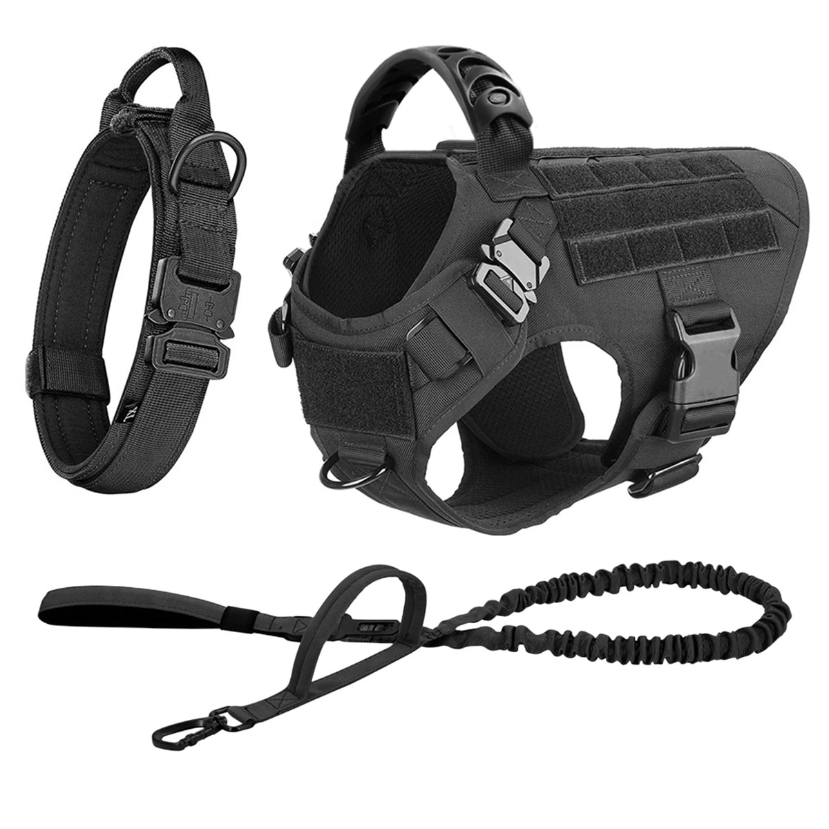 Padded Dog Harness And Leash Set For Training Walking