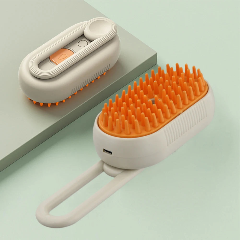 USB Cat Dog Grooming Brush Water Spray USB Rechargeable