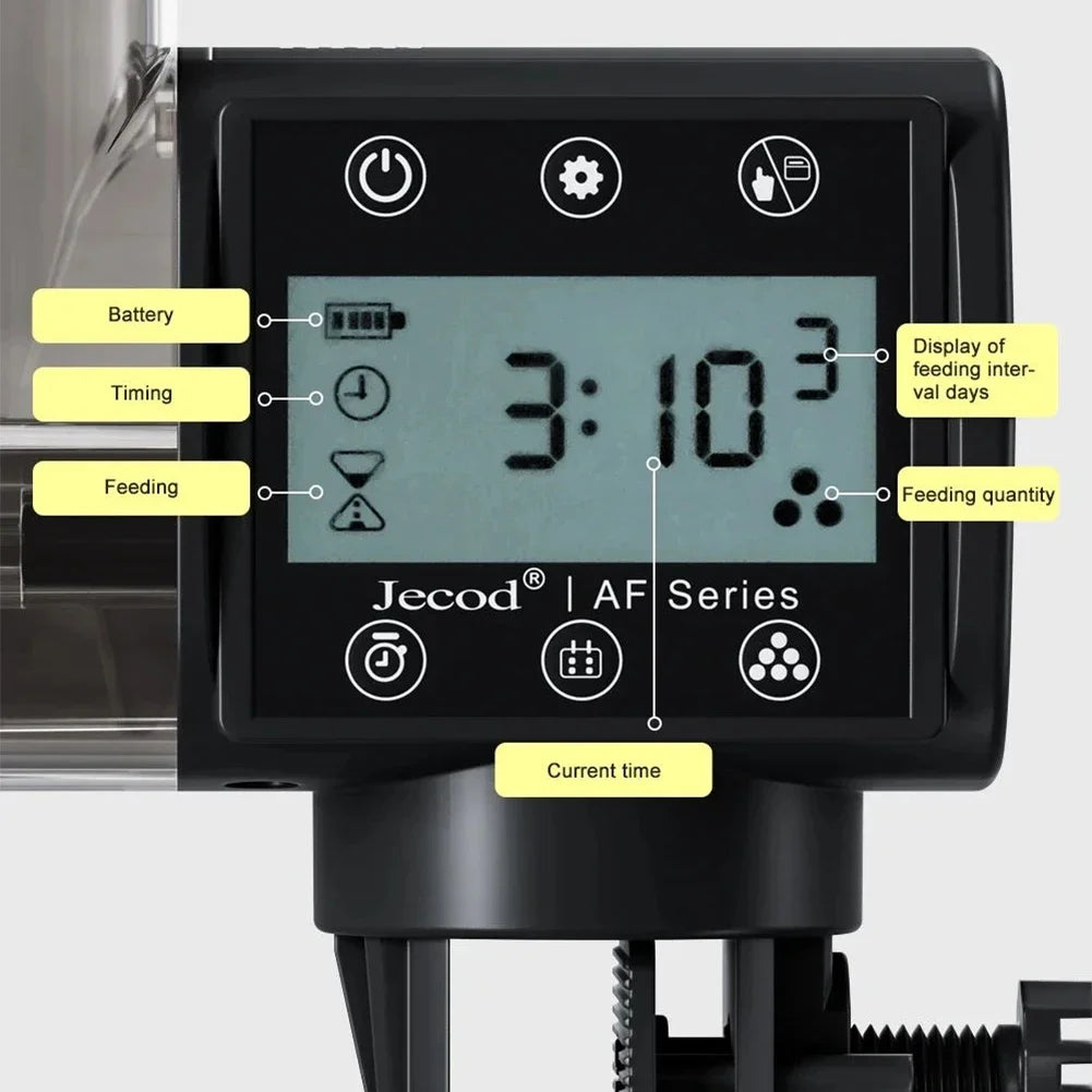 Automatic Fish Feeder With Timer Dispenser