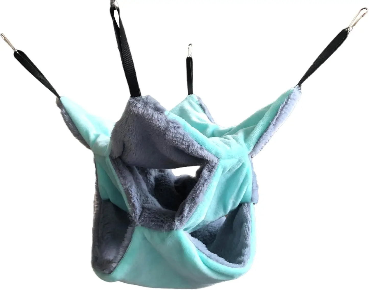 Cozy Plush Triple Bunkbed Hammock Bed for Small Animals