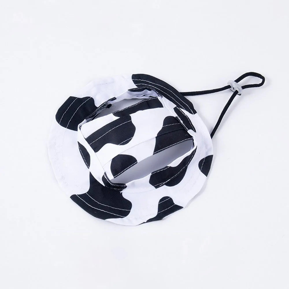 Pet Sun Hat With Ear Holes UV Protection For Cats Dogs Reptiles
